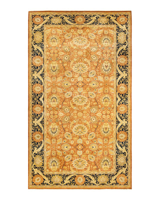 Traditional Mogul Brown Wool Runner 8' 2" x 14' 5" - Solo Rugs