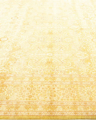 Traditional Mogul Green Wool Area Rug 8' 3" x 10' 6" - Solo Rugs
