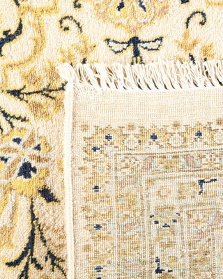 Traditional Mogul Ivory Wool Area Rug 8' 2" x 9' 7" - Solo Rugs