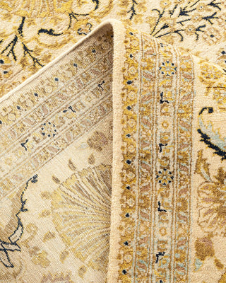 Traditional Mogul Ivory Wool Area Rug 8' 2" x 9' 7" - Solo Rugs