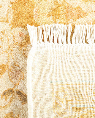 Traditional Mogul Ivory Wool Area Rug 8' 1" x 10' 2" - Solo Rugs