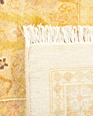 Traditional Mogul Ivory Wool Runner 8' 2" x 14' 5" - Solo Rugs