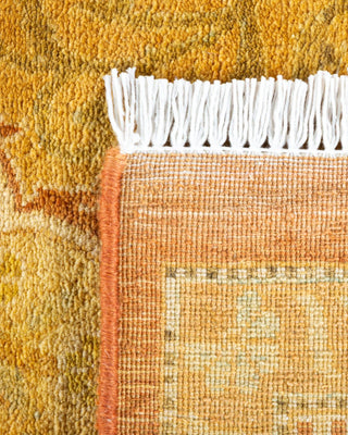 Traditional Mogul Brown Wool Area Rug 8' 0" x 10' 7" - Solo Rugs