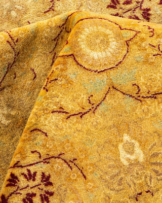 Traditional Mogul Ivory Wool Area Rug 8' 3" x 10' 3" - Solo Rugs