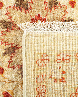 Traditional Mogul Ivory Wool Area Rug 8' 1" x 10' 8" - Solo Rugs