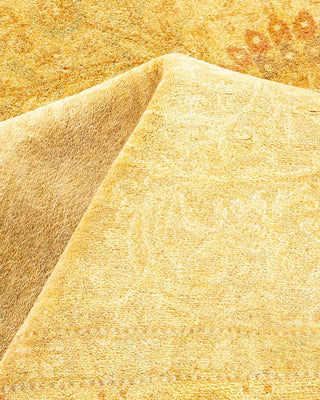 Traditional Mogul Orange Wool Area Rug 8' 4" x 10' 3" - Solo Rugs