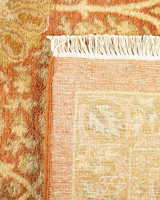 Traditional Mogul Orange Wool Area Rug 8' 2" x 10' 4" - Solo Rugs