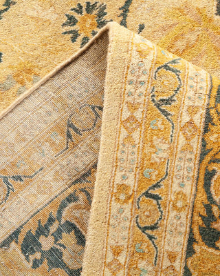 Traditional Mogul Ivory Wool Area Rug 8' 1" x 9' 10" - Solo Rugs