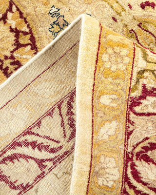 Traditional Mogul Ivory Wool Area Rug 8' 2" x 10' 1" - Solo Rugs