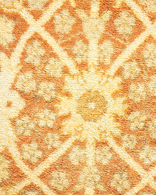 Traditional Mogul Brown Wool Area Rug 8' 2" x 10' 2" - Solo Rugs