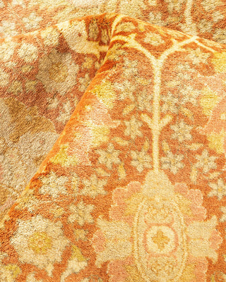 Traditional Mogul Brown Wool Area Rug 8' 2" x 10' 2" - Solo Rugs