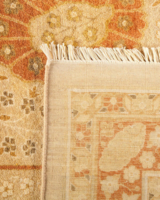 Traditional Mogul Ivory Wool Area Rug 10' 2" x 13' 10" - Solo Rugs