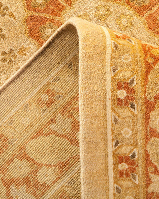 Traditional Mogul Ivory Wool Area Rug 10' 2" x 13' 10" - Solo Rugs