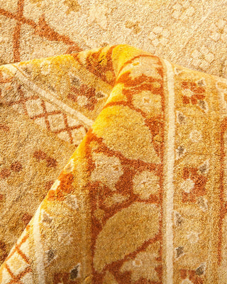 Traditional Mogul Ivory Wool Area Rug 10' 2" x 13' 10" - Solo Rugs