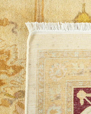 Traditional Mogul Ivory Wool Area Rug 10' 2" x 14' 7" - Solo Rugs