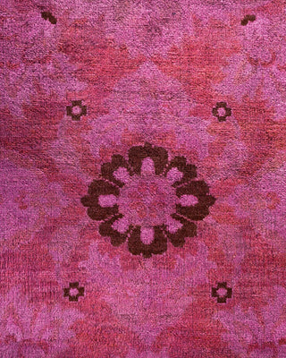 Contemporary Fine Vibrance Purple Wool Area Rug 10' 4" x 14' 1" - Solo Rugs