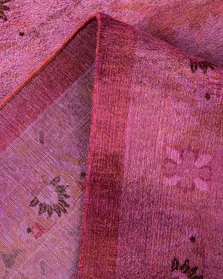 Contemporary Fine Vibrance Purple Wool Area Rug 10' 4" x 14' 1" - Solo Rugs