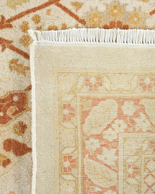 Traditional Mogul Ivory Wool Area Rug 9' 3" x 11' 10" - Solo Rugs