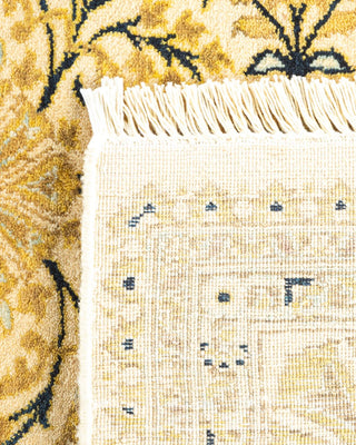 Traditional Mogul Ivory Wool Area Rug 6' 1" x 8' 10" - Solo Rugs