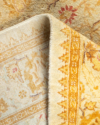Traditional Mogul Ivory Wool Area Rug 3' 3" x 5' 1" - Solo Rugs
