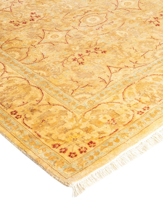Traditional Mogul Ivory Wool Runner 3' 3" x 20' 2" - Solo Rugs