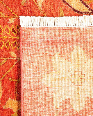 Contemporary Eclectic Orange Wool Area Rug 12' 3" x 17' 10" - Solo Rugs