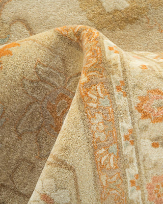 Traditional Mogul Ivory Wool Area Rug 12' 3" x 15' 5" - Solo Rugs