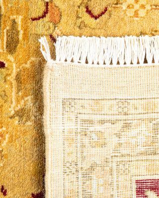 Traditional Mogul Ivory Wool Area Rug 8' 1" x 15' 7" - Solo Rugs