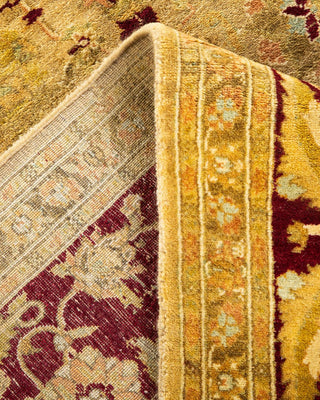Traditional Mogul Ivory Wool Area Rug 8' 1" x 15' 7" - Solo Rugs