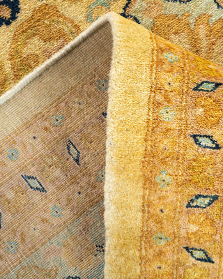 Traditional Mogul Ivory Wool Area Rug 8' 1" x 15' 5" - Solo Rugs