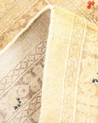 Traditional Mogul Ivory Wool Area Rug 8' 1" x 10' 4" - Solo Rugs