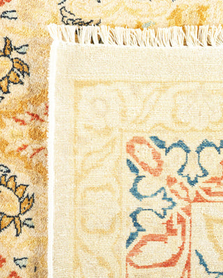 Traditional Mogul Ivory Wool Area Rug 8' 3" x 10' 4" - Solo Rugs