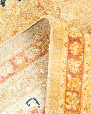 Traditional Mogul Ivory Wool Area Rug 8' 1" x 10' 1" - Solo Rugs