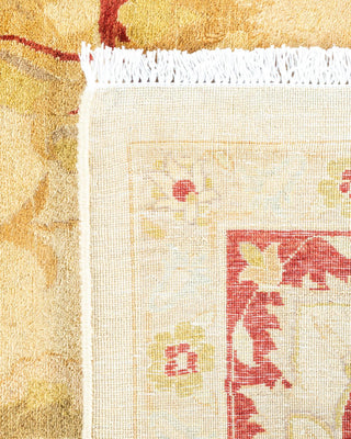 Traditional Mogul Ivory Wool Area Rug 8' 1" x 10' 2" - Solo Rugs