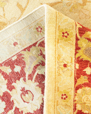 Traditional Mogul Ivory Wool Area Rug 8' 1" x 10' 2" - Solo Rugs