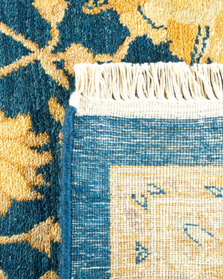 Traditional Mogul Blue Wool Area Rug 8' 3" x 10' 3" - Solo Rugs