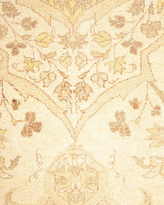 Traditional Mogul Ivory Wool Area Rug 8' 2" x 10' 4" - Solo Rugs