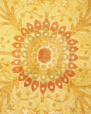 Traditional Mogul Brown Wool Area Rug 8' 3" x 10' 4" - Solo Rugs