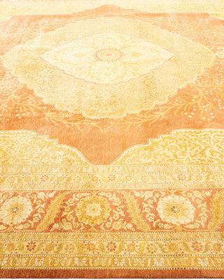 Traditional Mogul Brown Wool Area Rug 8' 3" x 10' 4" - Solo Rugs
