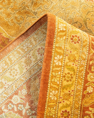 Traditional Mogul Brown Wool Area Rug 8' 3" x 10' 4" - Solo Rugs