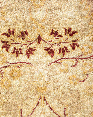 Traditional Mogul Ivory Wool Area Rug 8' 4" x 10' 7" - Solo Rugs