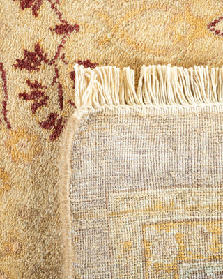 Traditional Mogul Ivory Wool Area Rug 8' 4" x 10' 7" - Solo Rugs