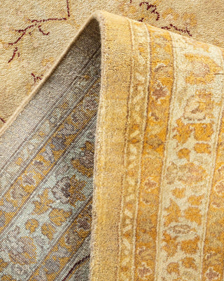 Traditional Mogul Ivory Wool Area Rug 8' 4" x 10' 7" - Solo Rugs