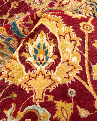 Traditional Mogul Red Wool Area Rug 8' 1" x 10' 3" - Solo Rugs