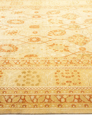 Traditional Mogul Ivory Wool Area Rug 8' 3" x 10' 6" - Solo Rugs