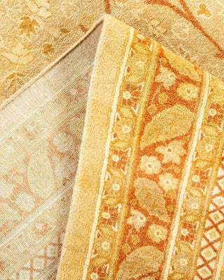 Traditional Mogul Ivory Wool Area Rug 8' 3" x 10' 6" - Solo Rugs