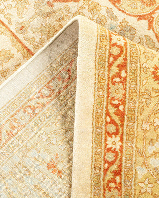Traditional Mogul Ivory Wool Area Rug 8' 3" x 9' 10" - Solo Rugs