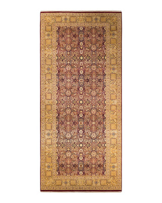 Traditional Mogul Red Wool Runner 6' 2" x 13' 6" - Solo Rugs