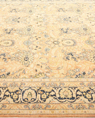 Traditional Mogul Pink Wool Area Rug 6' 2" x 9' 2" - Solo Rugs