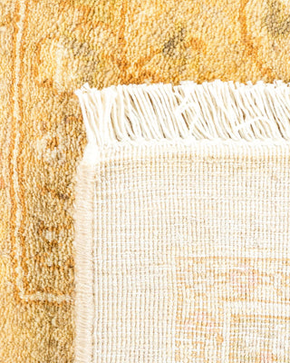 Traditional Mogul Ivory Wool Area Rug 6' 1" x 9' 2" - Solo Rugs